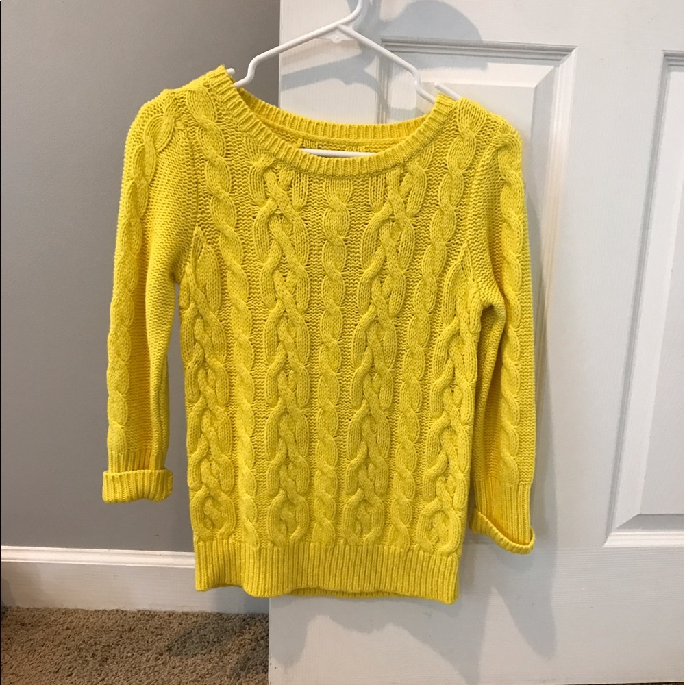 Ann Taylor LOFT cable knit sweater